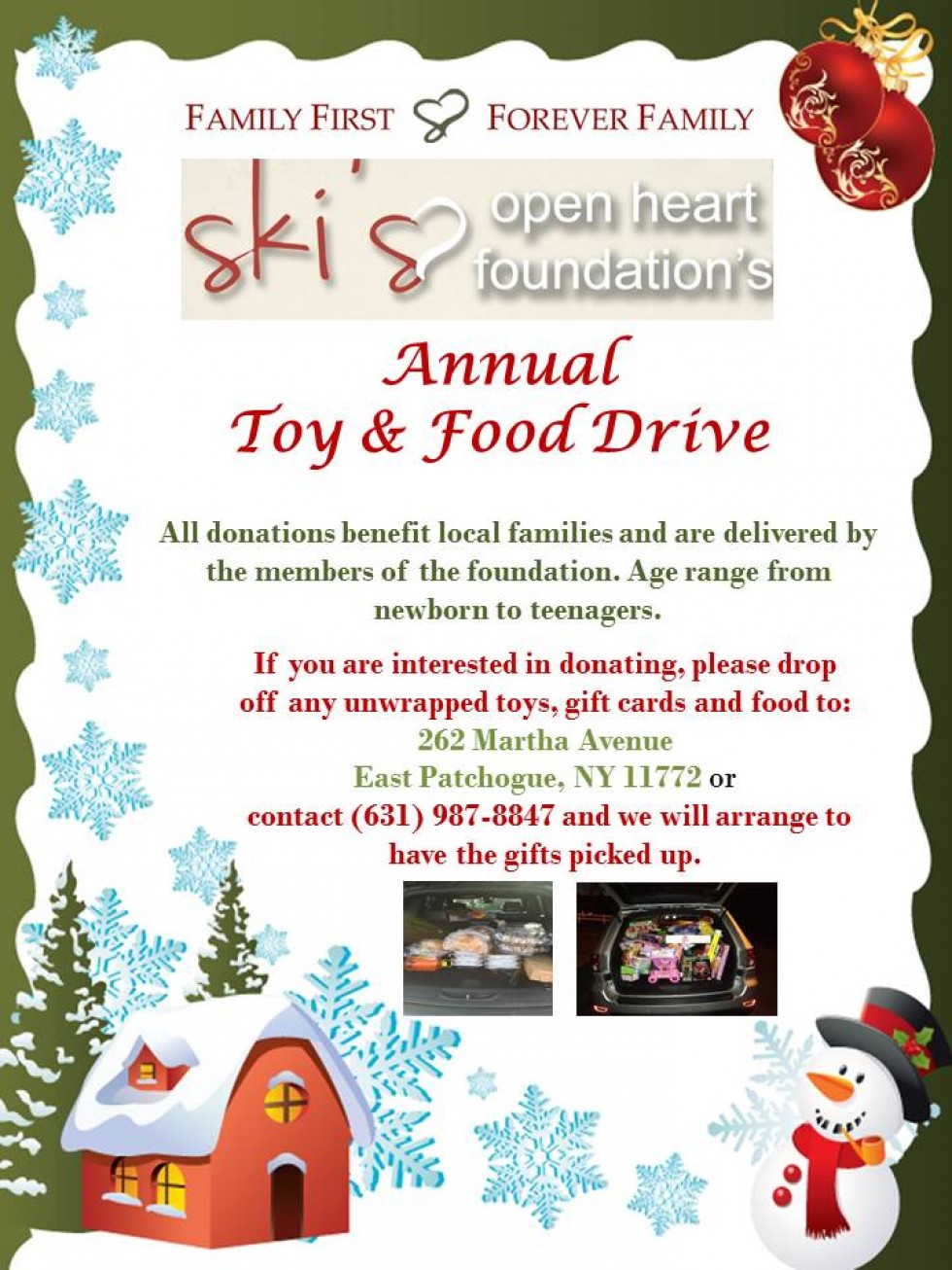 2016 Holiday Donations