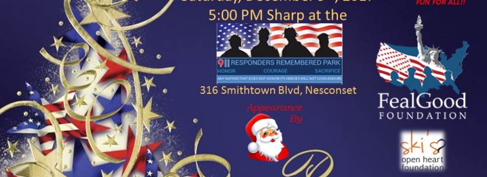 Annual Tree Lighting at 9/11 Responders Remembered Park